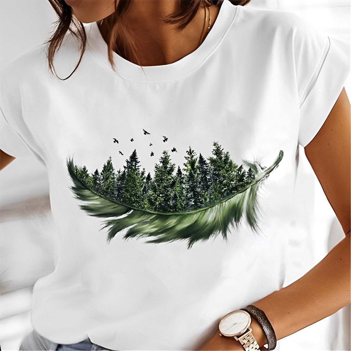 Beautifully Crafted T-Shirt in a Classic Style