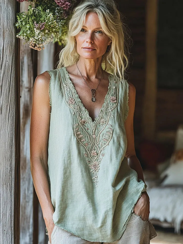 Timeless Vintage Style Top