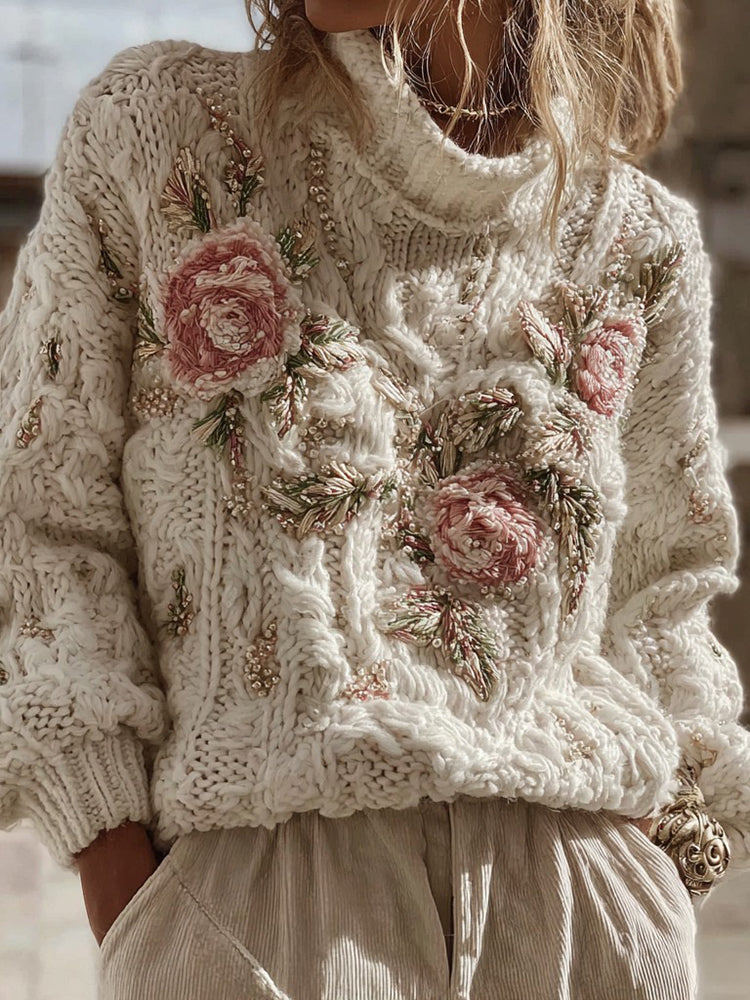 Gracefully Designed Sweater