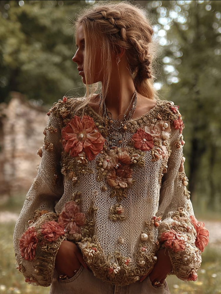 Gracefully Designed Sweater