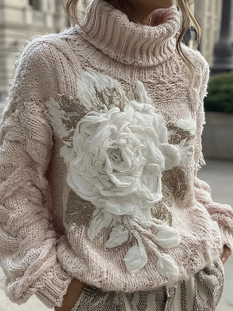Gracefully Designed Sweater