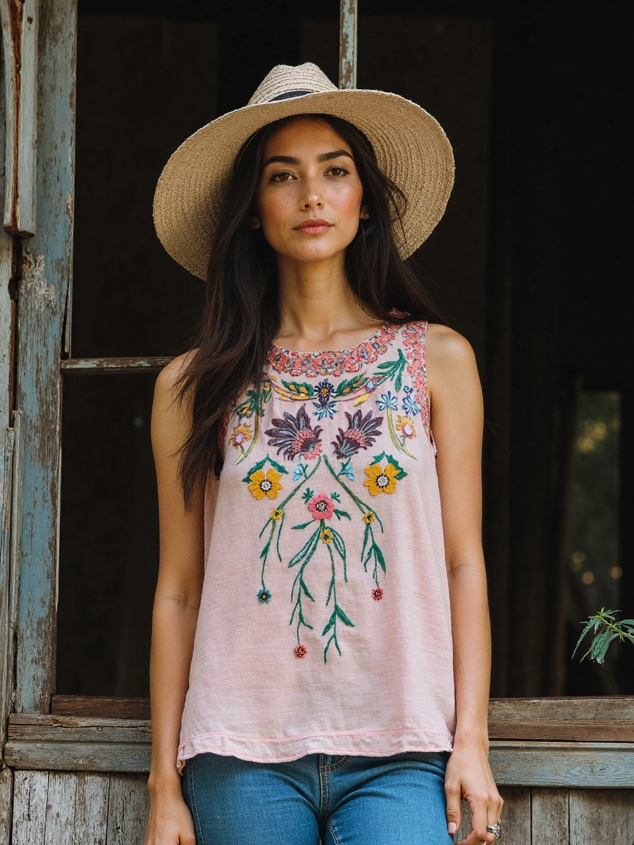 Timeless Vintage Style Top
