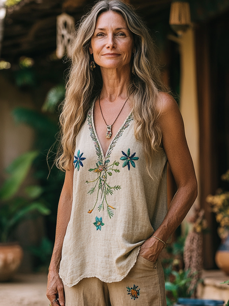 Timeless Vintage Style Top