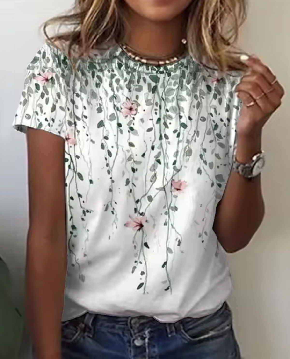 A Vintage Style T-Shirt with Delicate Timeless Details