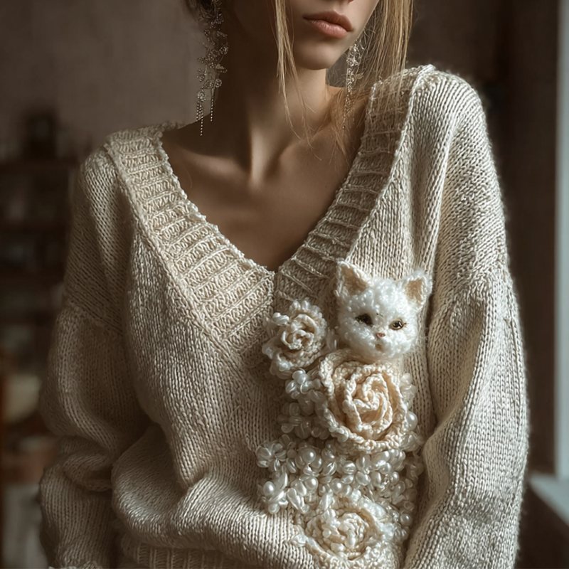 Timeless Vintage Style Sweater