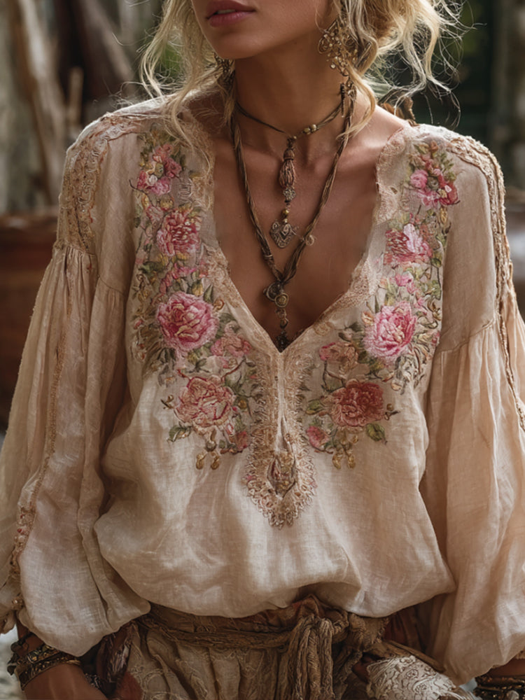 Timeless Vintage Style Top