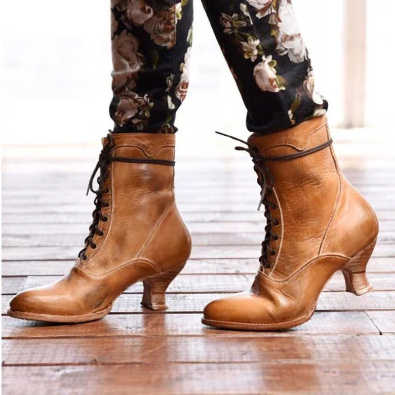Vintage Inspired Orthopedic Boots