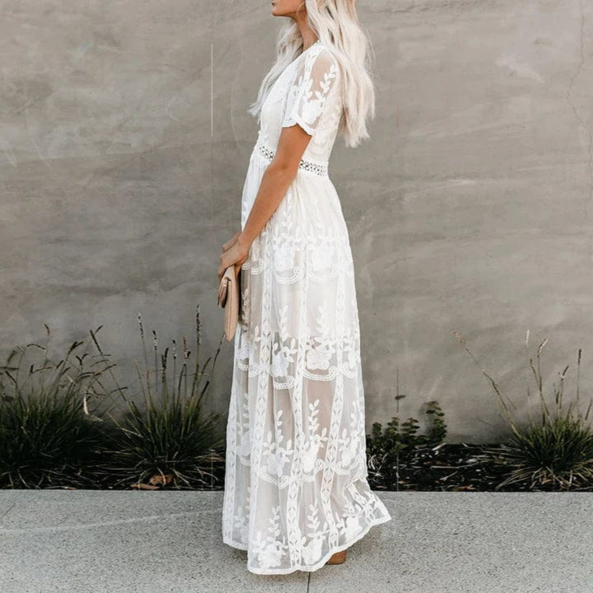 A Vintage Style Dress with Delicate Timeless Details