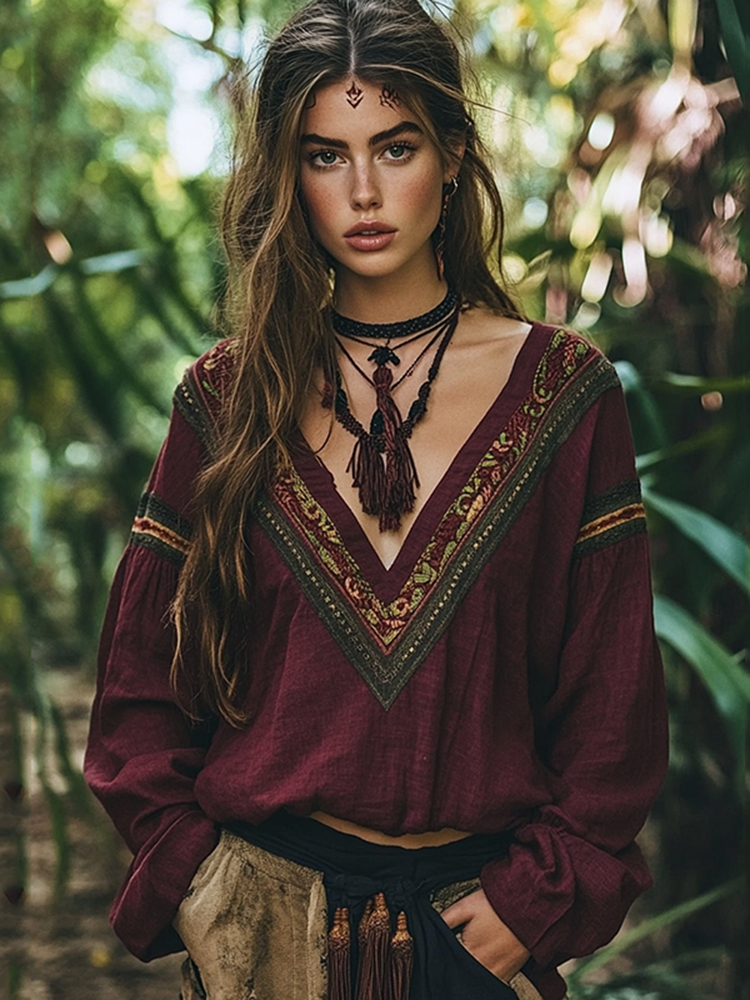 Timeless Vintage Style Blouse