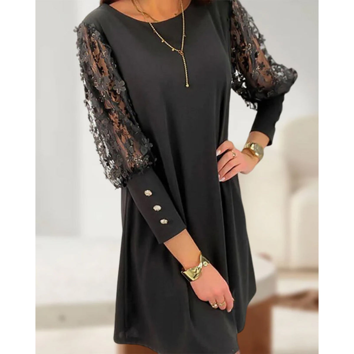 Elegantly Styled Dress for Everyday Wear