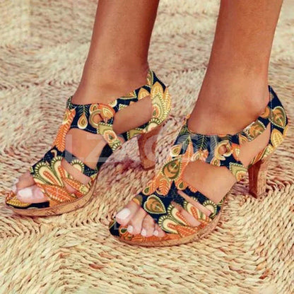 Vintage Inspired Orthopedic Sandals