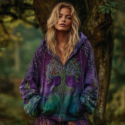 Purple green