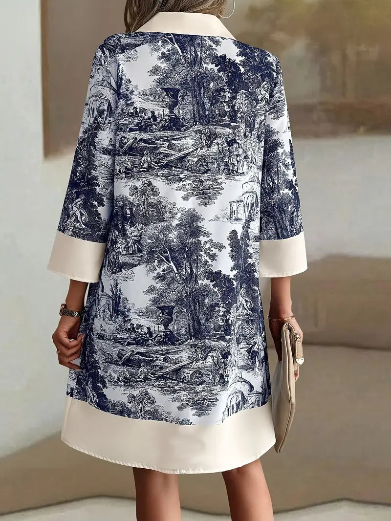 Well Tailored Dress with a Graceful Silhouette
