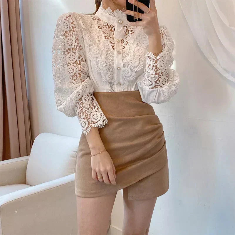 Vintage Inspired Blouse with a Contemporary Edge