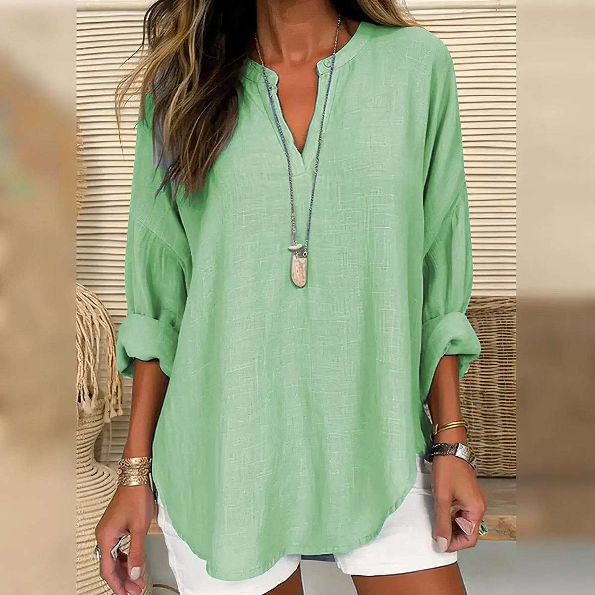 A Vintage Style Shirt with Delicate Timeless Details
