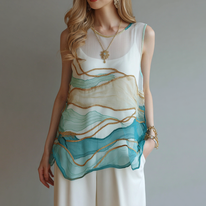 Blue white