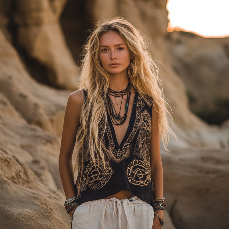 Timeless Vintage Style Top