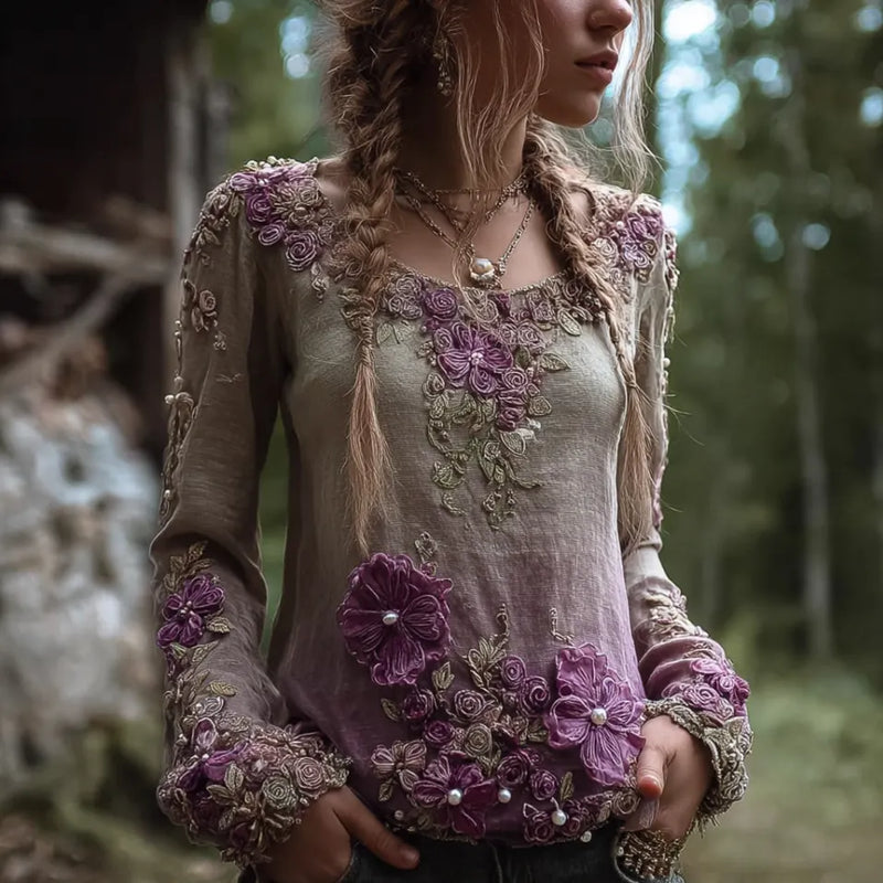 Timeless Vintage Style Top