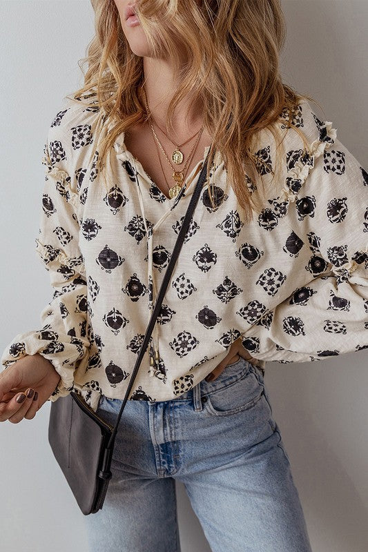 Gracefully Styled Blouse for Any Occasion