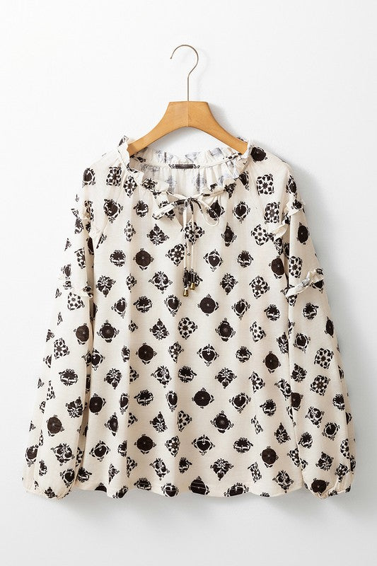 Gracefully Styled Blouse for Any Occasion