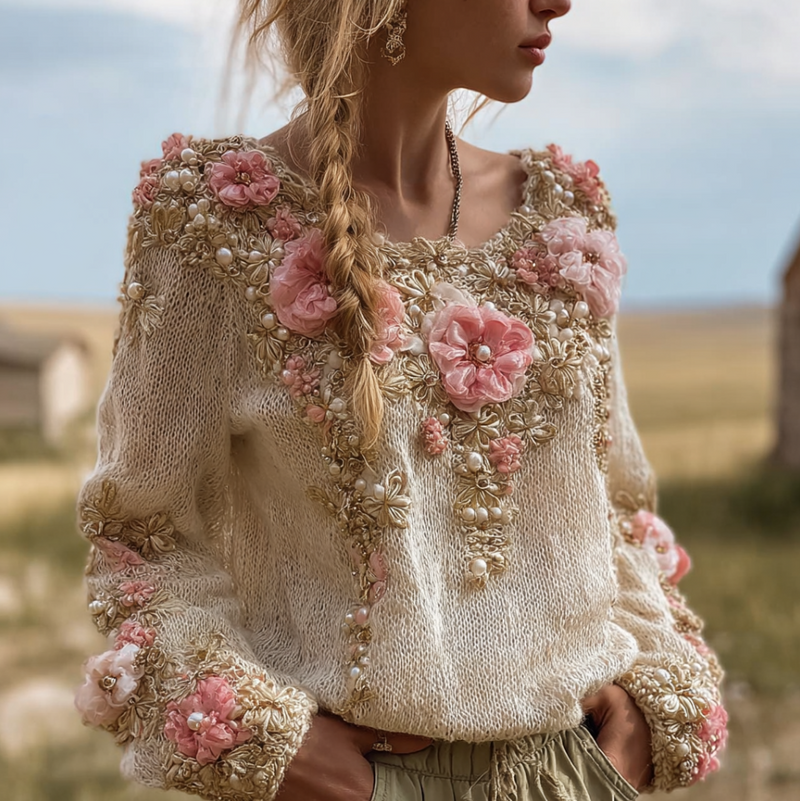 Gracefully Designed Sweater