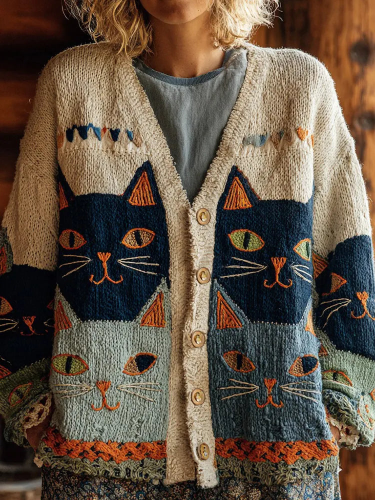 Timeless Vintage Style Cardigan