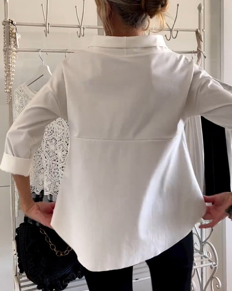 Well Tailored Blouse with a Graceful Silhouette