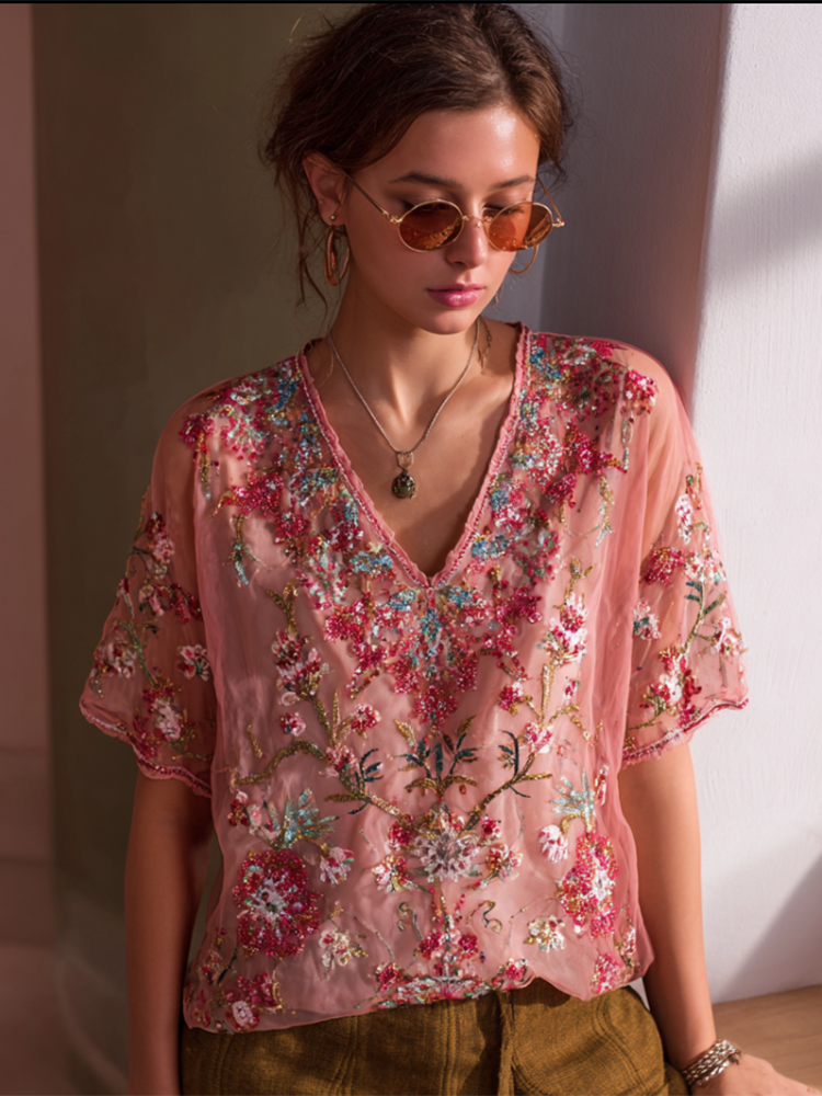 Timeless Vintage Style Top
