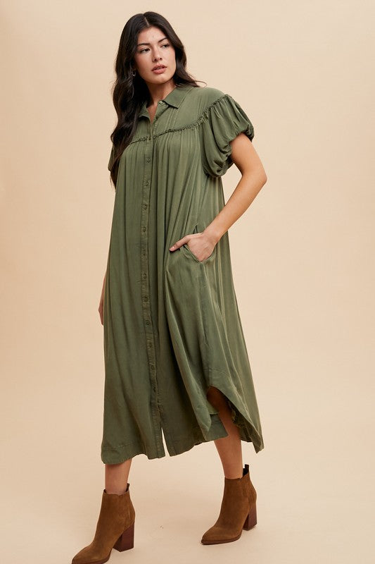 Elegantly Styled Dress for Everyday Wear