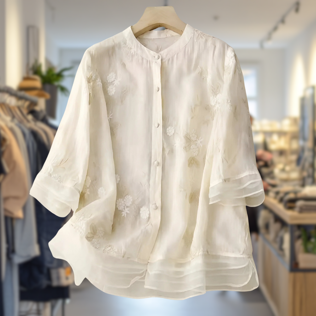A Vintage Style Blouse with Delicate Timeless Details