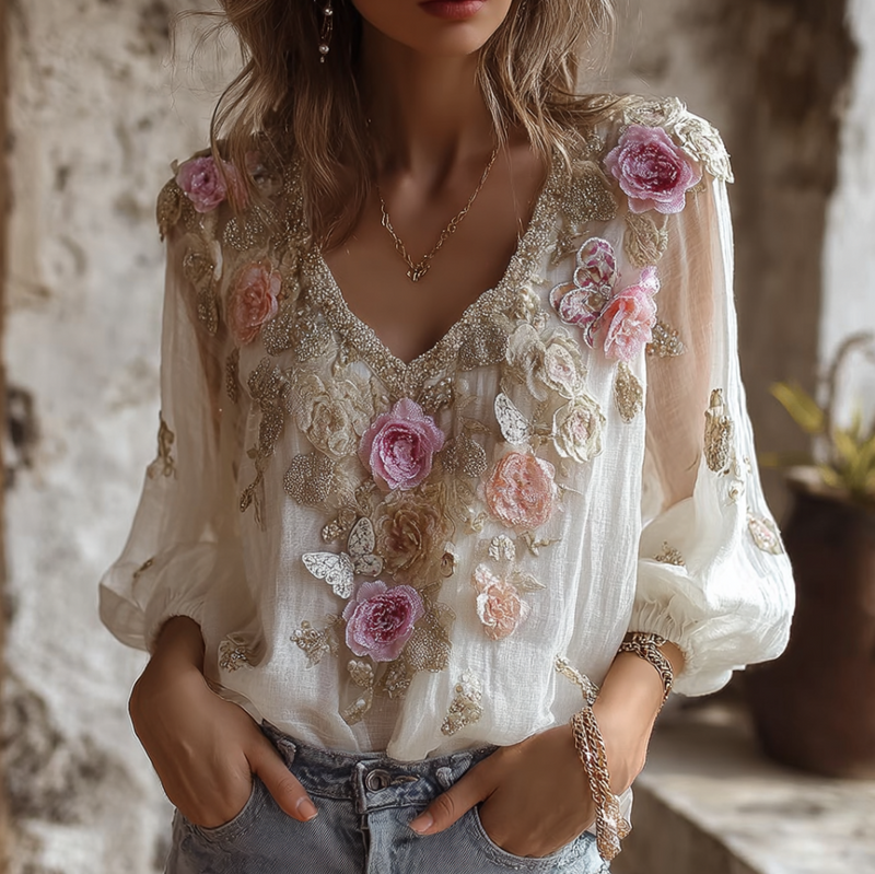 Timeless Vintage Style Top