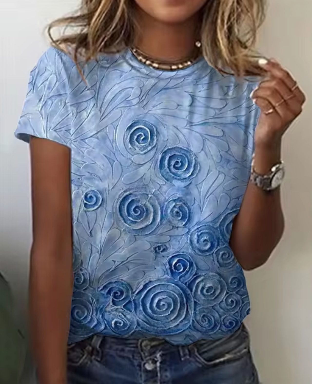 A Vintage Style T-Shirt with Delicate Timeless Details