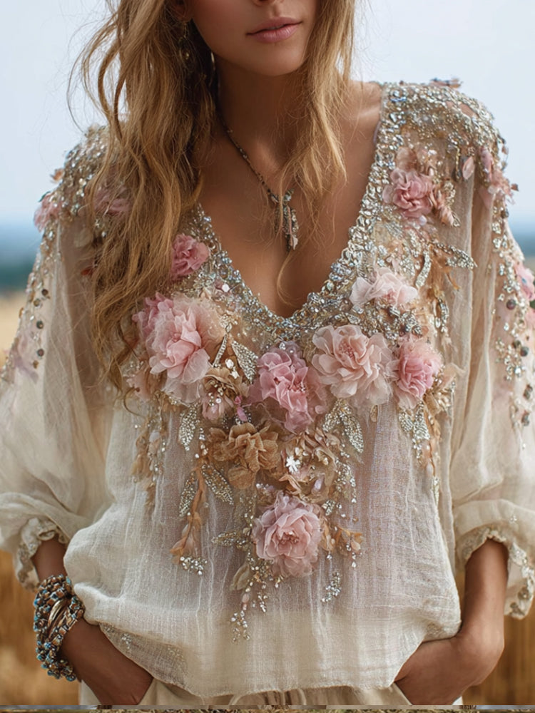 Timeless Vintage Style Top