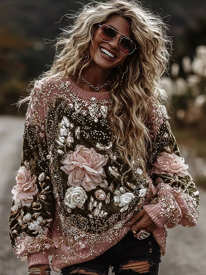 Gracefully Designed Sweater
