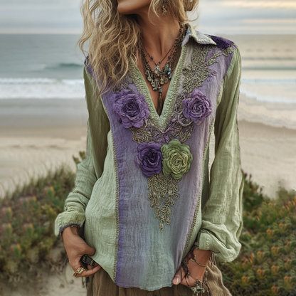Purple green