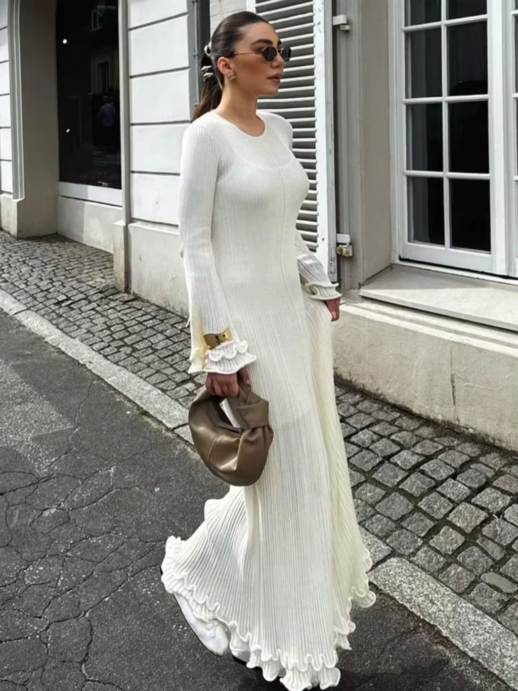 A Vintage Style Dress with Delicate Timeless Details
