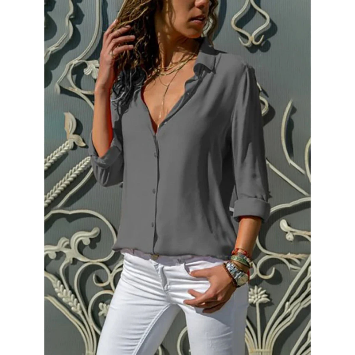 A Vintage Style Shirt with Delicate Timeless Details