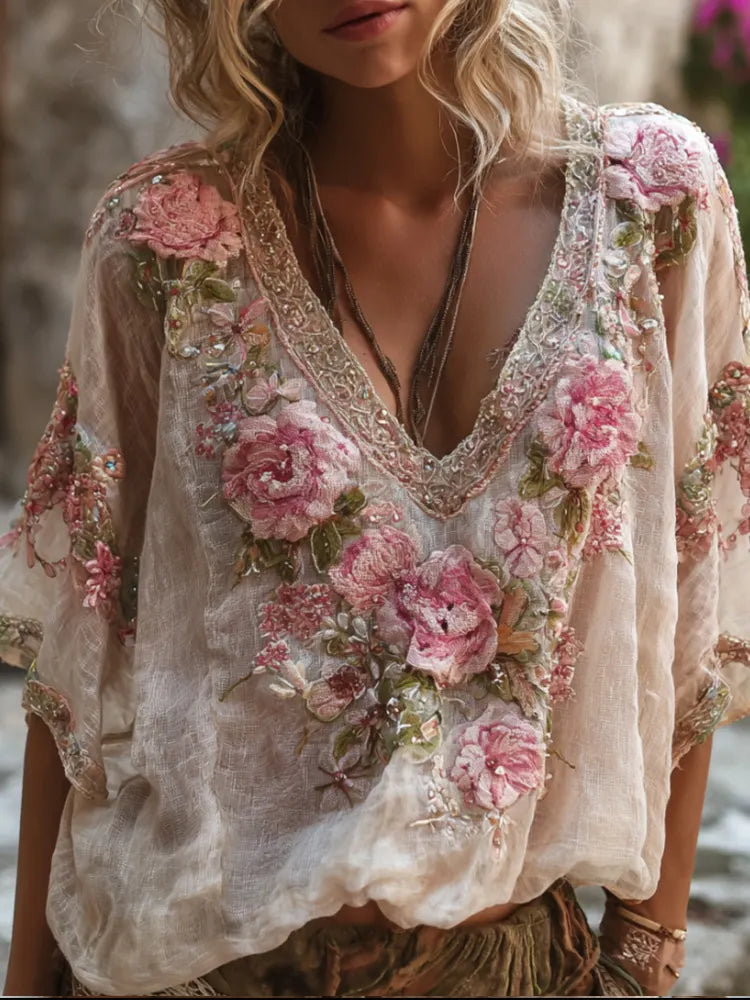Timeless Vintage Style Top