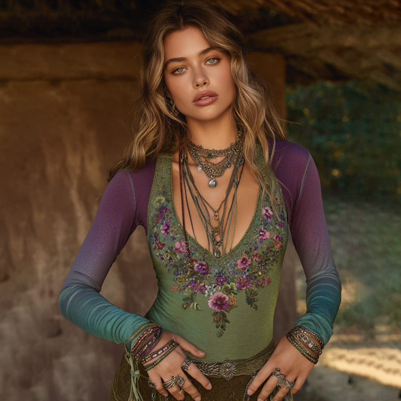 Purple green