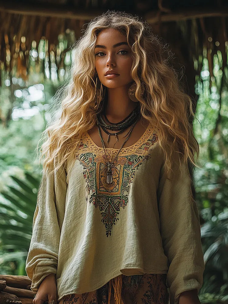 Timeless Vintage Style Blouse