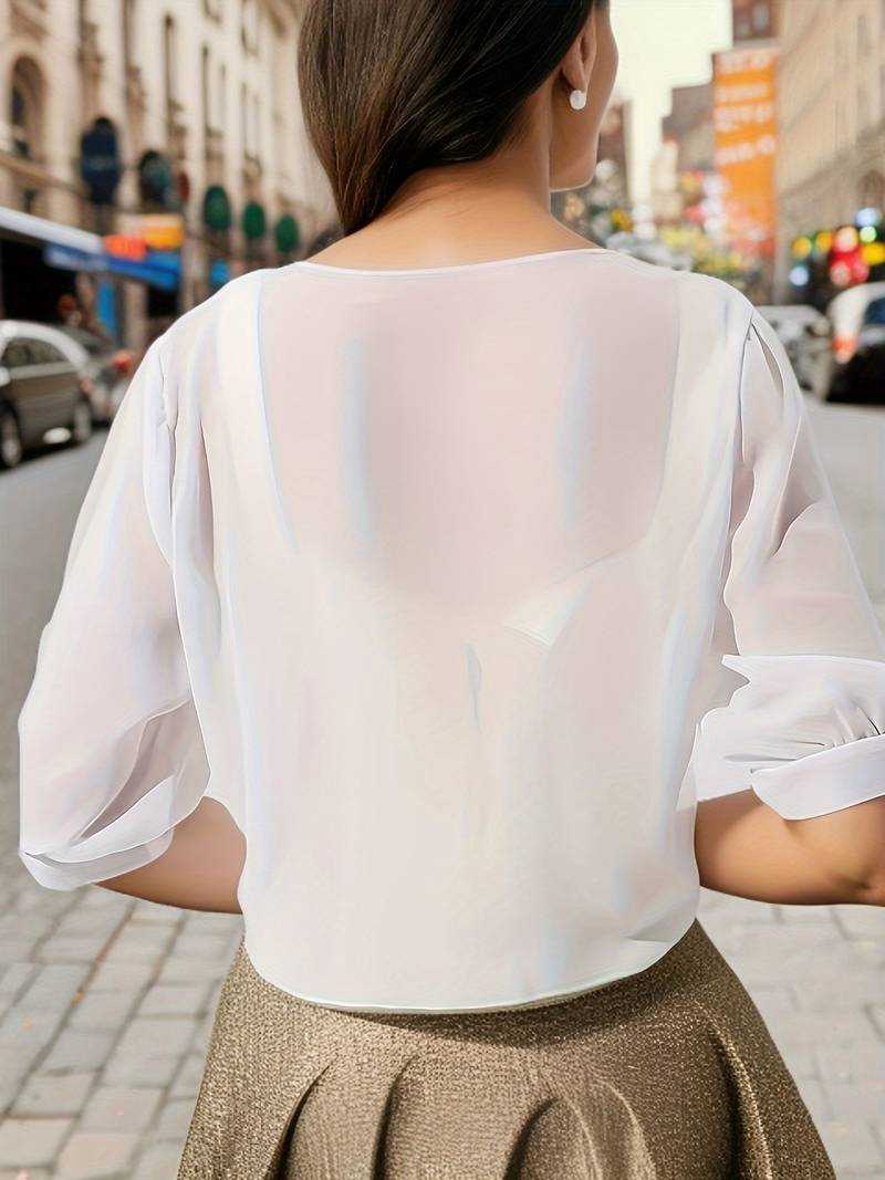 Vintage Inspired Blouse with a Contemporary Edge