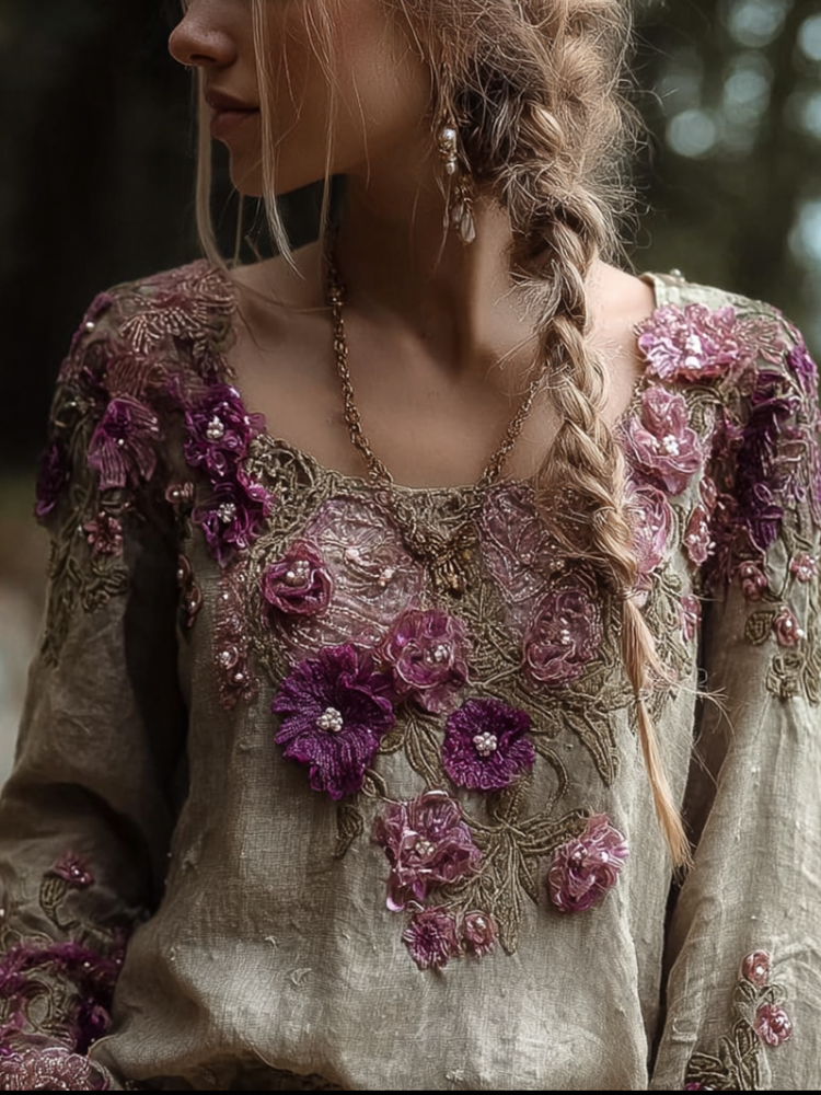 Timeless Vintage Style Top