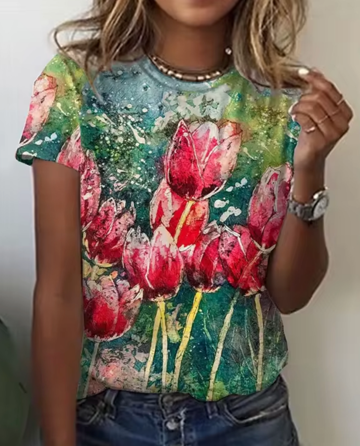 A Vintage Style T-Shirt with Delicate Timeless Details