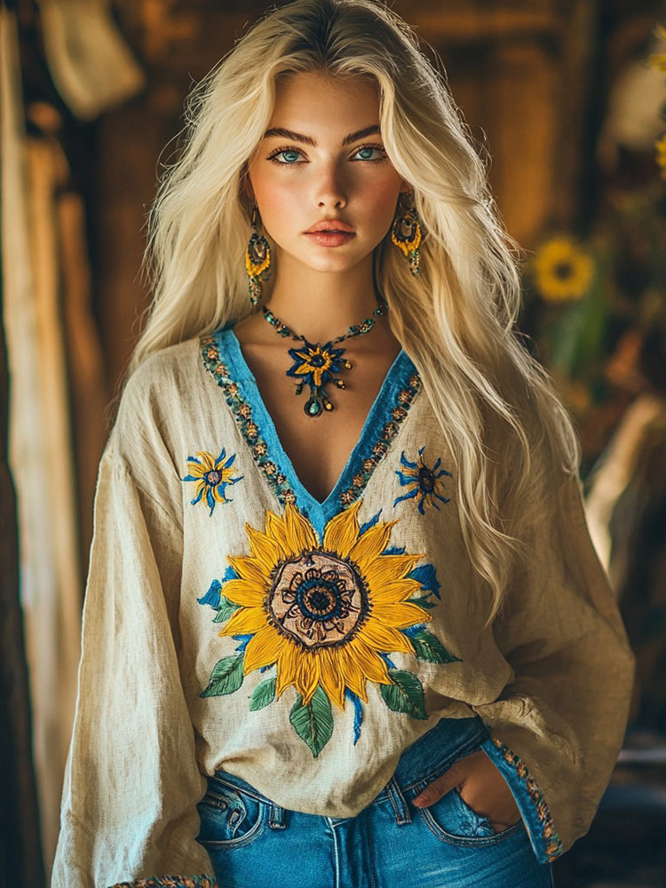 Timeless Vintage Style Blouse