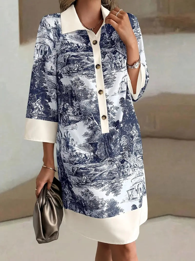 Well Tailored Dress with a Graceful Silhouette