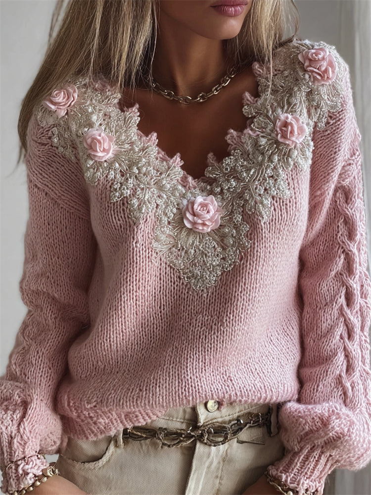 Gracefully Designed Sweater