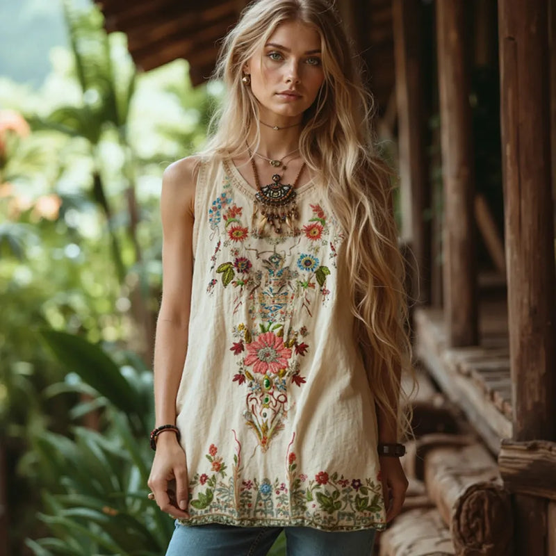 Timeless Vintage Style Top