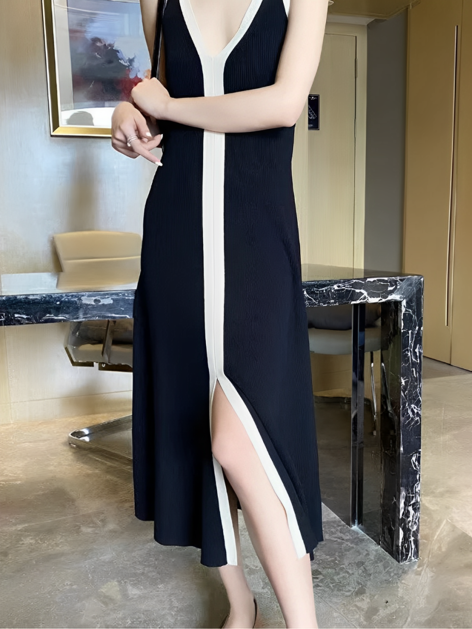 Elegantly Styled Dress for Everyday Wear