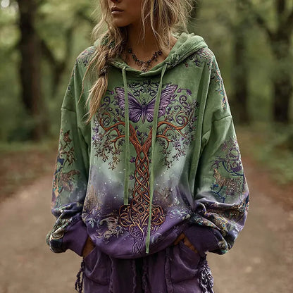 Purple green