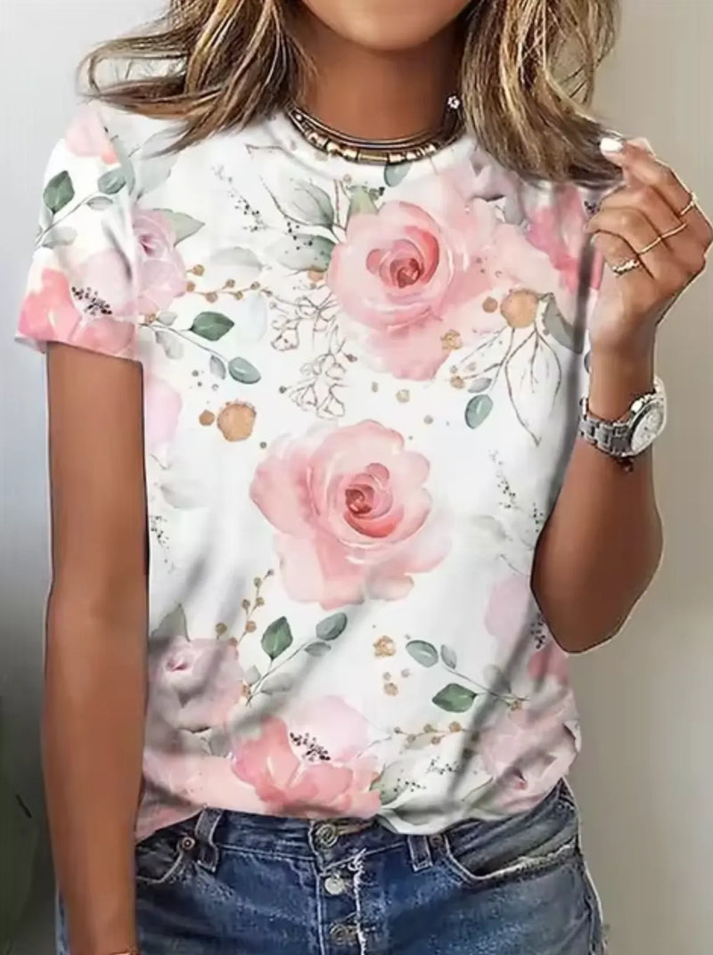 A Vintage Style T-Shirt with Delicate Timeless Details
